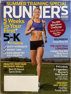 2009 Runner’s World July                         Marathon Training Advice & Plan - Picture 1 of 24