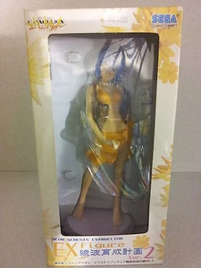 REI AYANAMI ACTION FIGURE STATUE EVANGELION EX FIGURE VER.2 SEGA - Picture 1 of 1