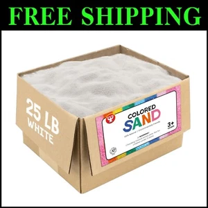 Vibrant 25-Pound Craft Sand in 12 Colors - Perfect for Kids' Art & Learning - Picture 1 of 9