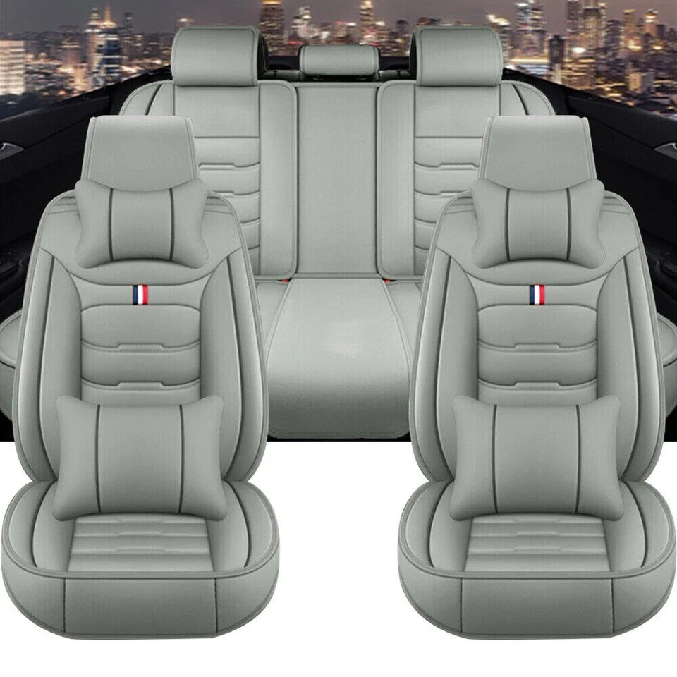 Car Seat Covers for Mitsubishi Outlander, Outlander Sport /PHEV Leather Full set Foto 1 de 4