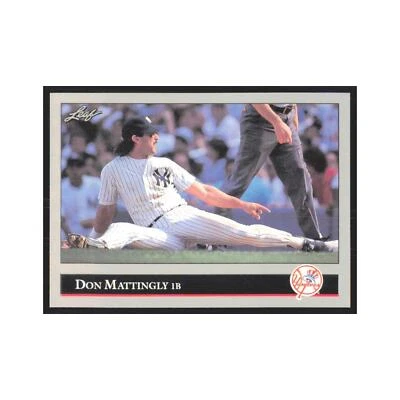 1992 Leaf Don Mattingly Yankees #57 - Image 1 of 3
