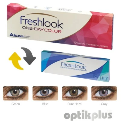 FreshLook One-Day Color - 10er-Pack - Farbige Tageslinsen - [9954]