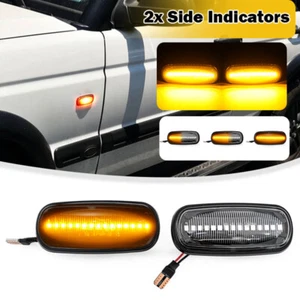 Luz de señalización lateral ámbar LED transparente Len para Discovery 2 LR2 Freelander - Imagen 1 de 12