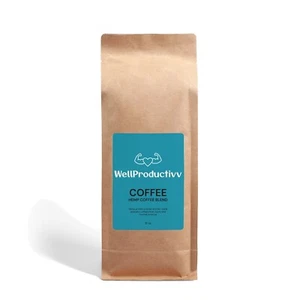Organic Hemp Coffee Blend - Medium Roast 16oz - Picture 1 of 6