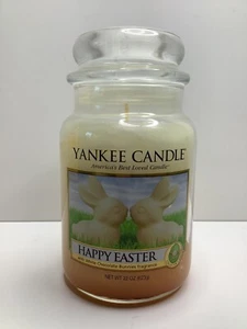 Tarro grande Yankee Candle HAPPY EASTER 22 oz. Conejitos de chocolate blanco - Imagen 1 de 4