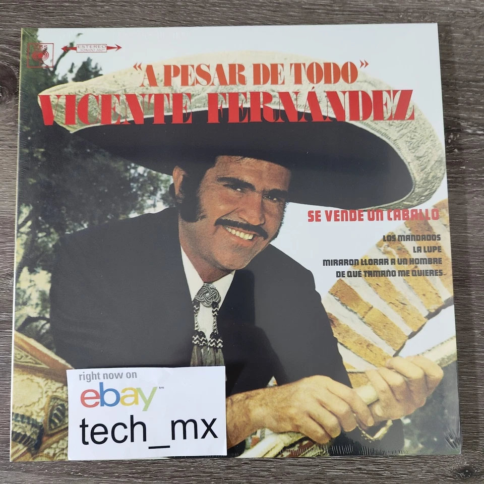 Vicente Fernandez - A Pesar De Todo Vinyl LP NEW Sealed FREE USA Shipping - Image 1 of 1