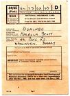 NATIONAL INSURANCE CARD GB & NI FROM 7th DEC 1964 TO 5th DEC 1965