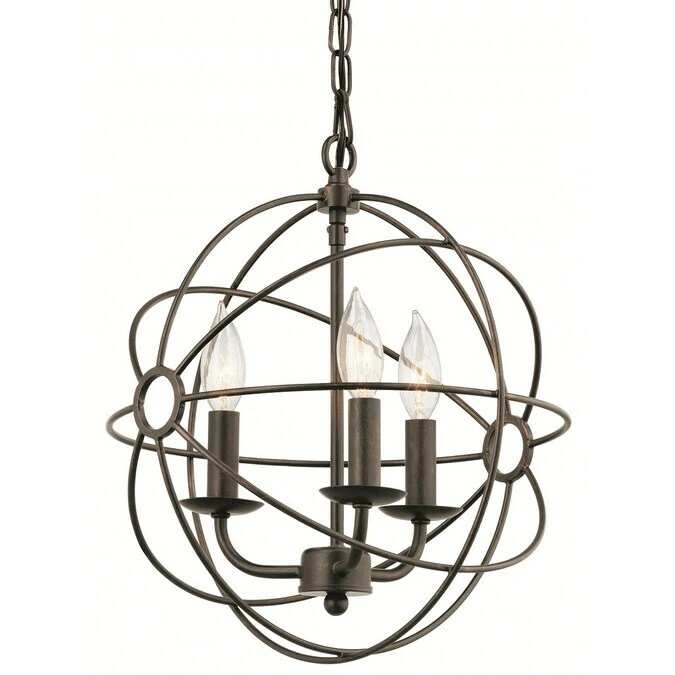 Vivian Coffee with Copper Highlights Glam Globe Pendant/Chandelier $199 - Image 1 of 3