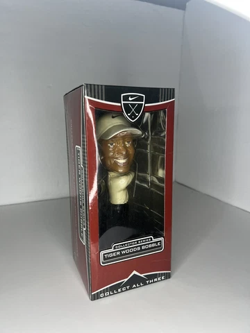 2002 Upper Deck Tiger Woods #1 Bobblehead In Box Cover