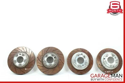 03-10 Porsche Cayenne 955 957 Juego de 4 rotores de freno de disco perforados y ranurados Foto 1 de 4