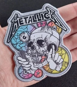 METALLICA Shortest Straw ~ Licensed Iron On Heavy Metal Band Battle Jacket PATCH - Picture 1 of 6