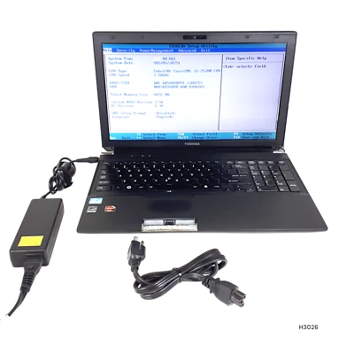 Toshiba Tecra R850 15.6" Laptop i5-2520M 8GB RAM 500GB HDD BOOTS/BIOS H3026 - Image 1 of 4