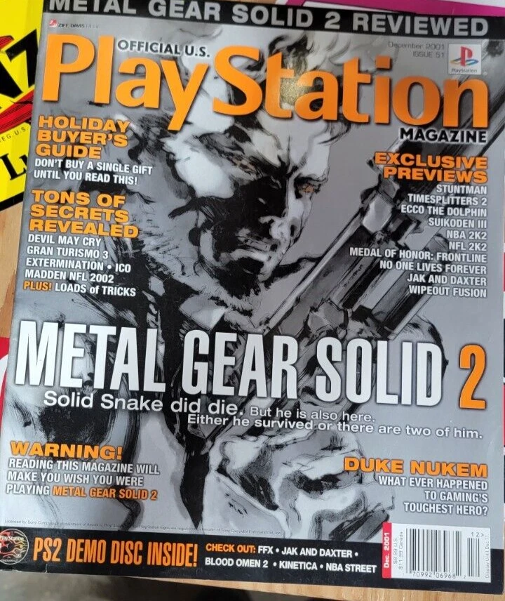 OFFICIAL US PLAYSTATION MAGAZINE Dec 01 Issue 51 w/ 2 Dbl Sided Posters, Demo - Image 1 of 4