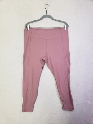 Pantalones de mujer Old Navy Active extra grandes pequeños rosa tiro alto go dry leggings Foto 1 de 4