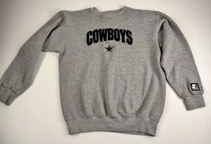 Vintage Starter Dallas Cowboys Crewneck Sweatshirt Youth Size 18-20 (Youth XL) - Picture 1 of 14