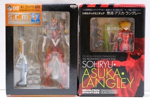 Banpresto SCM EX Evangelion EVA-02 y Kaiyodo Revoltech Mini Asuka Langley - Imagen 1 de 17