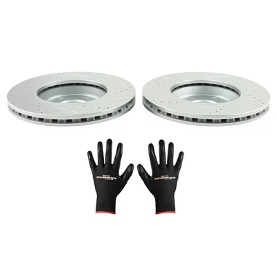 11.65in Front Drilled&Slotted Brake Rotors Kit for Pontiac Pursuit 2006 S-55093 - Image 1 of 4