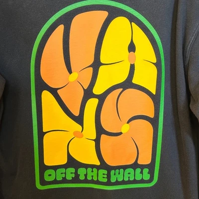 Moletom Pulôver Vans Off The Wall Masculino Médio Gráfico Floral - Imagem 1 de 4