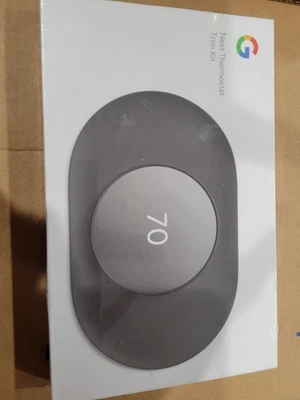 Google Nest Thermostat Trim Kit Charcoal  GA02086-US - Image 1 of 3