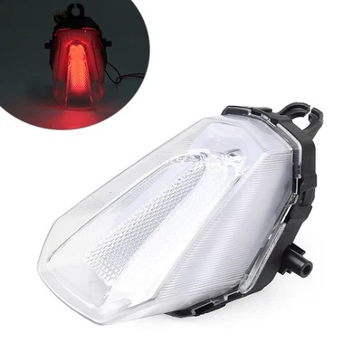 Clear Rear Taillight Brake LED Turn Signal Light For Suzuki GSXR1000 2017-2021 - Image 1 of 4