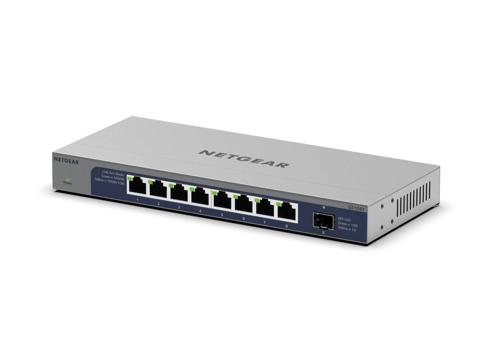 *NEW* NETGEAR GS108X 8 Port Gigabit Ethernet Unmanaged Switch - Image 1 of 1