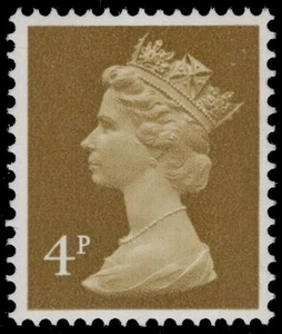 GREAT BRITAIN MH41 (SG861) - Queen Elizabeth II "1971 Olive Bister" (pf51693) - Picture 1 of 1