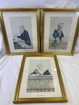 复古 Vanity Fair Judge 肖像 - 批量 3 英寸 带框 10x13 — 第 1/4 张图片