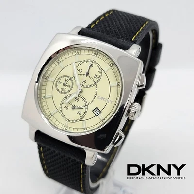 DKNY NY-1080 Cronógrafo Hombre Cuarzo Reloj Cronómetro Fecha Foto 1 de 4