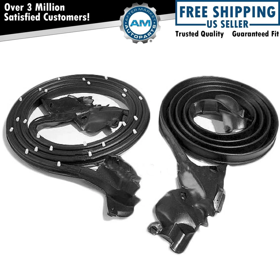 Door Weather Seals for 73 74 75-77 Chevy Monte Carlo Foto 1 de 1