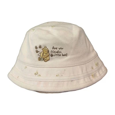 Винтажный классический Винни-Пух кремовый унисекс Baby ведро шляпа дружественный маленький пчелы - Изображение 1 из 4