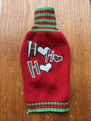 Suéter de Navidad para Perros Usado Simply Dog Rojo Acrílico Tejido Aplique Foto 1 de 4