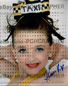 KENDALL VERTES FIRMADO AUTOGRAFIADO 8x10 - Dance Moms - Red de TV de por vida - Imagen 1 de 1