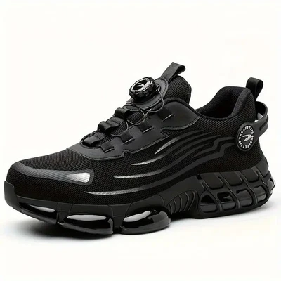 Scarpe Uomo Antinfortunistiche-Antiscivolo con Punta in Acciaio, Comode Lavoro - Immagine 1 di 4