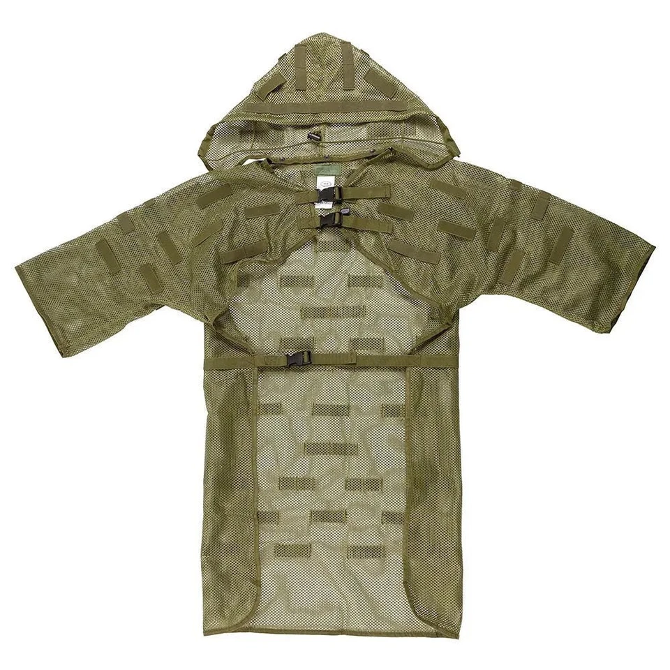 Jagd Netzmantel Tarnmantel Tarn Mantel Oliv Tasche