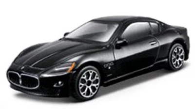 Burago Maserati Gran Turismo Black Diecast Model 1:43 Scale New & Boxed - Image 1 of 3