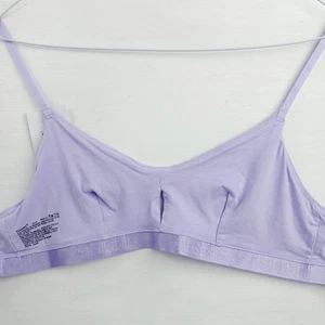 Hanes Ultra Morbido Sfoderato Senza Fili Cinghie Convertibili Viola Bralette Taglia Small - Foto 1 di 5
