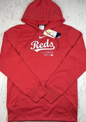 Nike Cincinnati Reds Therma-Fit Hoodie Sweatshirt Mens Small NWT MLB - Image 1 of 4