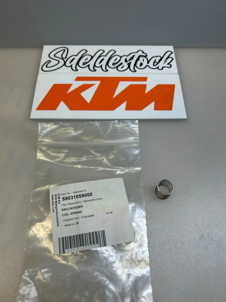 1 ressort carburateur ktm 59031059000 250 400 450 505 520 525 530 625 540 560 - Photo 1/4