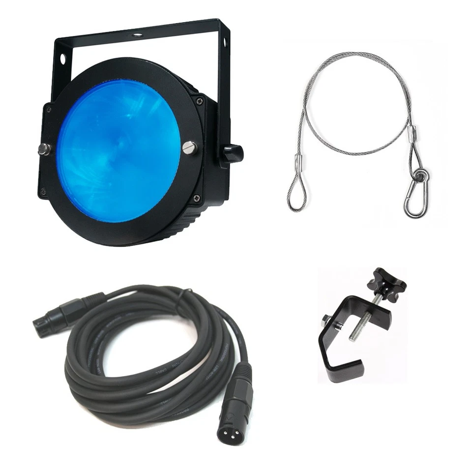 American DJ Lighting Dotz Par Slim RGB Wash or Pixel Map Light Clamp & Cables - Image 1 of 1