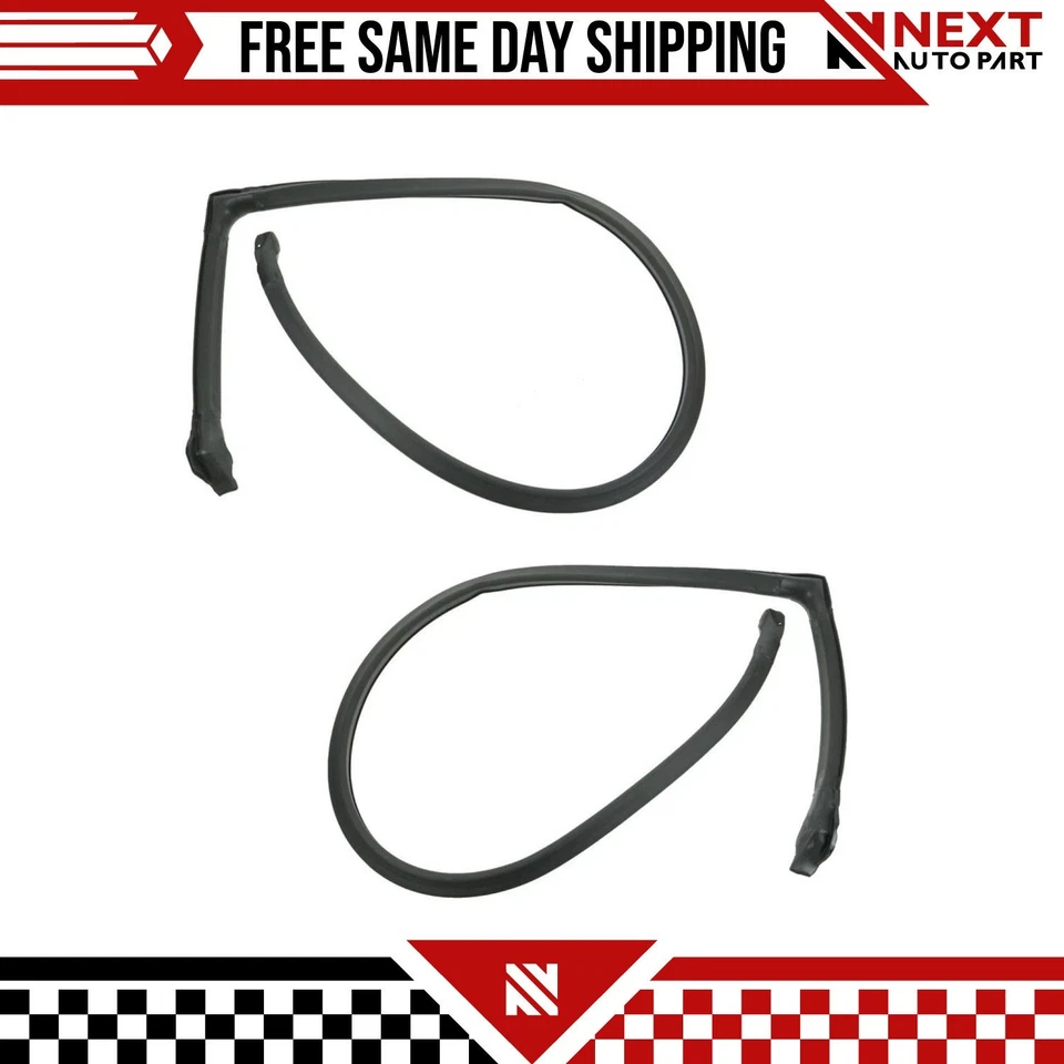 New Roof Rail Weatherstrip Seals Pair For 76-80 Plymouth Volare Aspen - Image 1 of 1