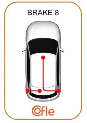 Cable del freno de mano posterior 10.818 COFLE para VOLVO 740 760 740 Kombi 940 - Imagen 1 de 4