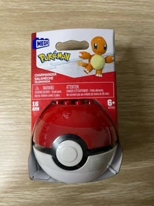 Mega Bloks Pokemon Mattel Poke Ball Collection Charmander NEW 2023 Nintendo - Picture 1 of 1