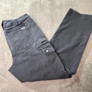 Duluth Trading Curve Setter Women's 16/33 Navy Cargo Stretch Pants (3D) - Picture 1 of 14