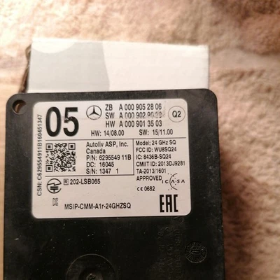 MERCEDES GLE GLC GLS S W166 W253 RADAR SENSOR DISTRONIC RADAR SENSOR A0009052806 - Image 1 of 3