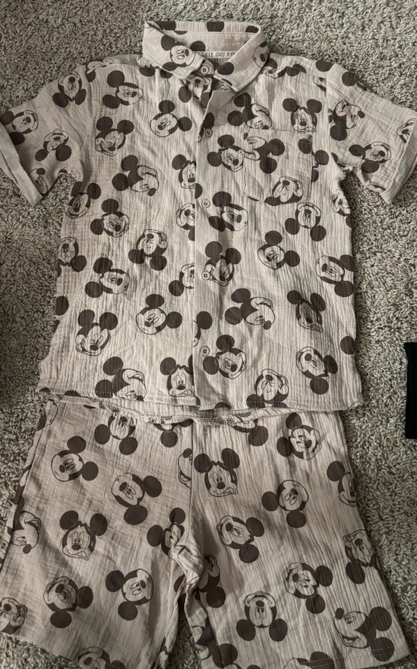 Mickey Mouse Pajamas Size 7-8 - Image 1 of 1