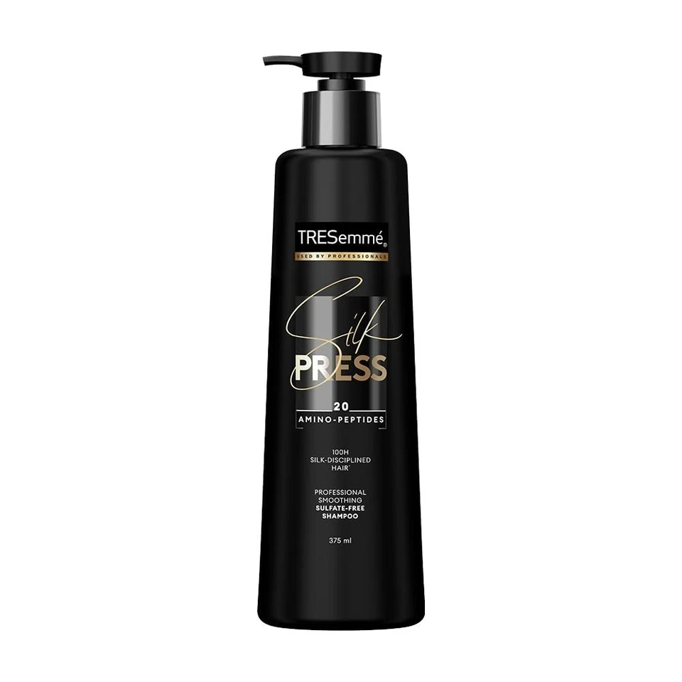 Champú suavizante prensa de seda TRESemme, cabello liso similar a salón - 375 ml Foto 1 de 4