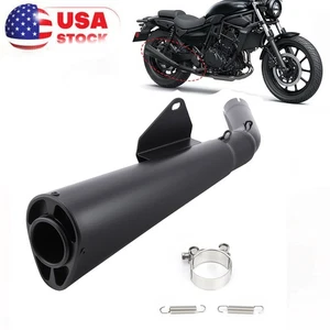 Exhaust Muffler Pipe Black Tail Tips For Kawasaki Eliminator 450 500 2024-2025 - Bild 1 von 12