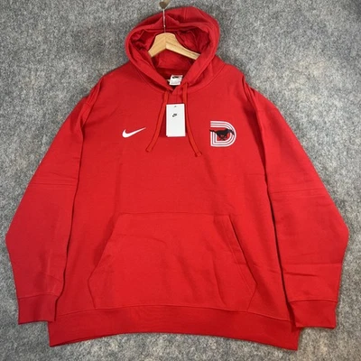 Sudadera con capucha Nike Dri-Fit emitida por jugadores de fútbol SMU Mustangs para hombre 3XL roja NUEVA Foto 1 de 4