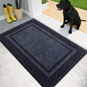Dirt Trapper Door Mat 24" x 36", Non-Slip/Skid Machine Washable Entryway Rug,... - Picture 1 of 7