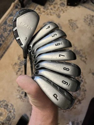 Callaway Razr X Iron Set 4-9, P +3 Hybrid Club Steel Shafts RH Regular Flex - Image 1 of 4